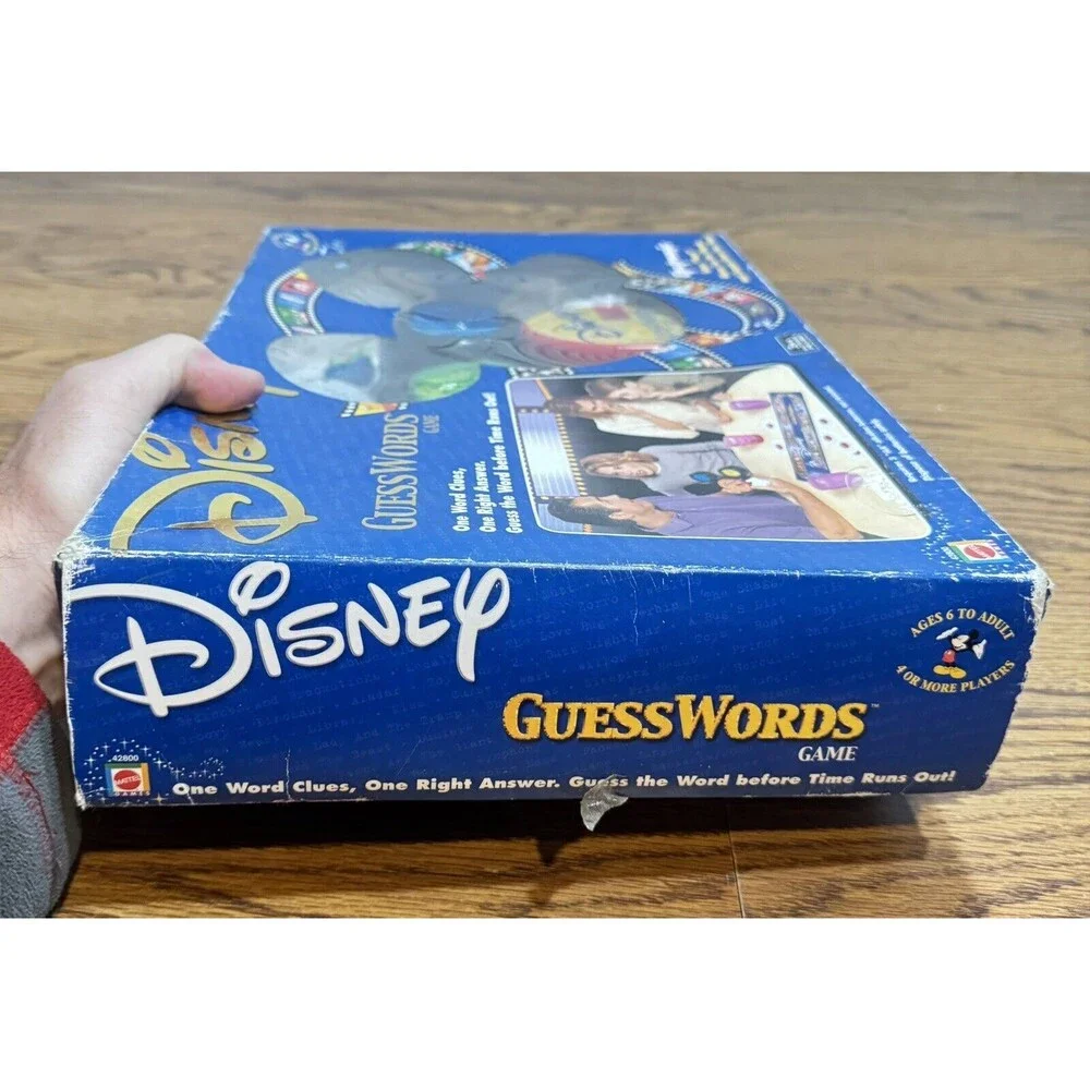 Disney Guess Words Game #42800‎ Mattel 2001 New Unopened Kids 6 to adults game